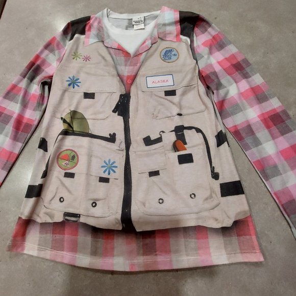 CREATIVE APPAREL CONCEPTS Women's 100% Polyester Graphic Long Sleeves Tee Med - Picture 7 of 13